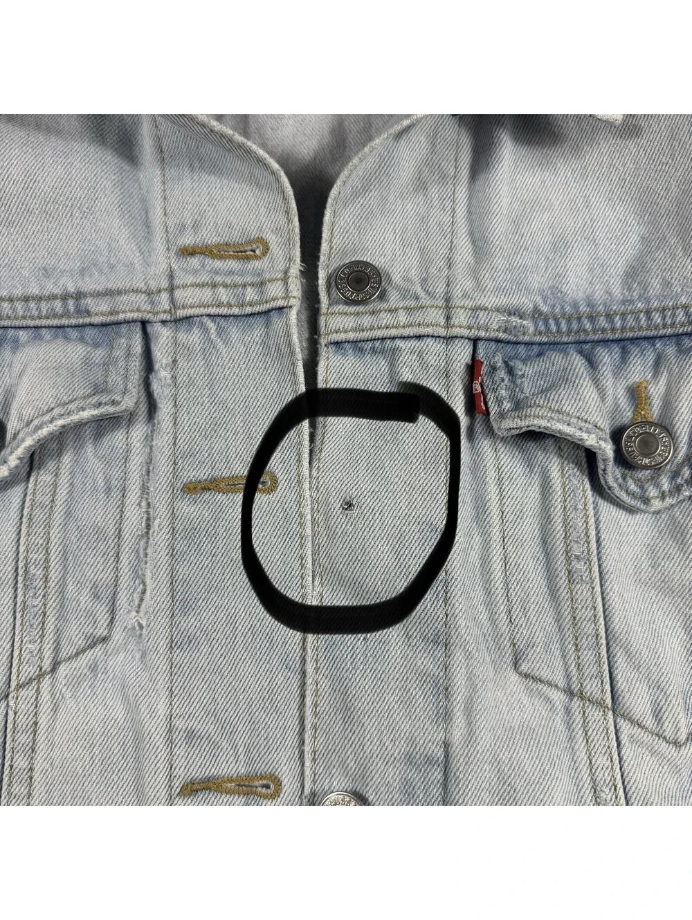 Levi’s Women’s Trucker Denim Jacket Size S Light Wash 100% Cotton Classic Blue